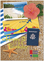 Travel Logo Card D4110U-V